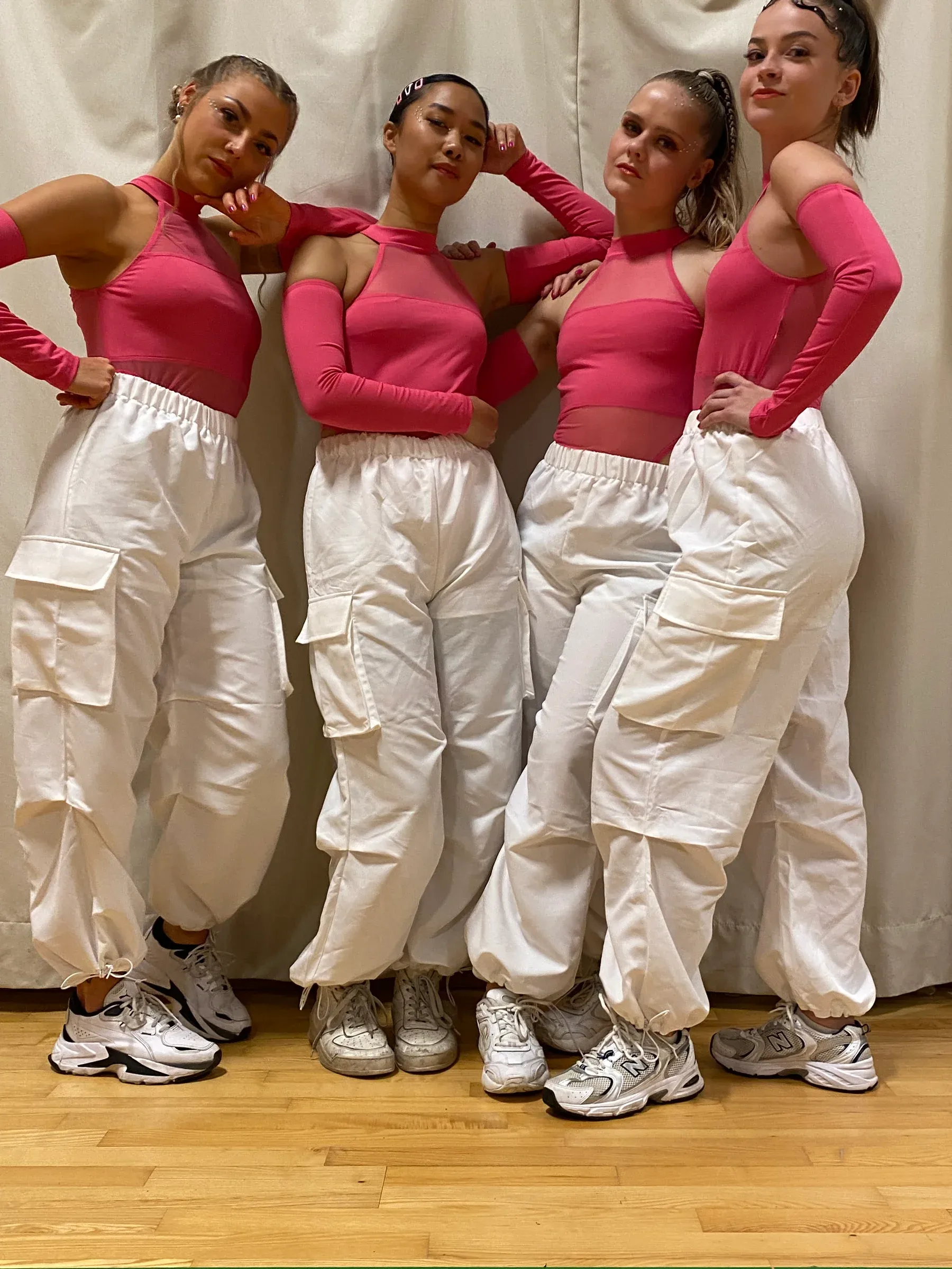 Flashmob dansere klar til performance